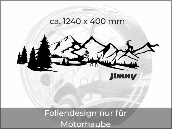 Sonderdekor "mountain" für SUZUKI Jimny GJ (2.Generation)