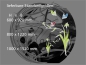Preview: Glasdekorfolie "flower and butterfly"