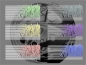 Preview: Glasdekorfolie "Raster-Schilf"