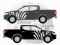 Preview: "Zebra"-Design für Mitsubishi L200