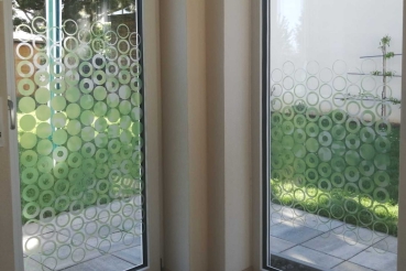 Glasdekorfolie "circle" (einseitig farbig bedruckt)