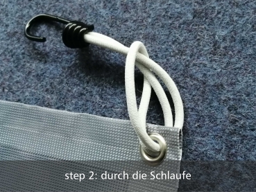 Spanngumme für Bannerbefestigung