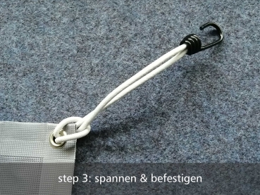 Spanngumme für Bannerbefestigung