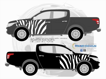 "Zebra"-Design für Mitsubishi L200