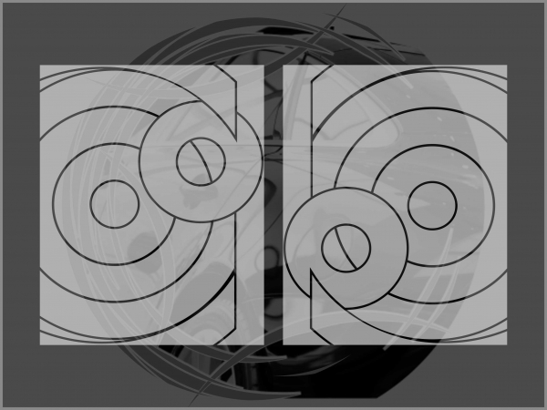 Glasdekorfolie "circle-mix"