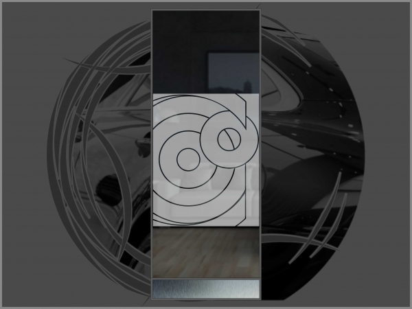 Glasdekorfolie "circle-mix"