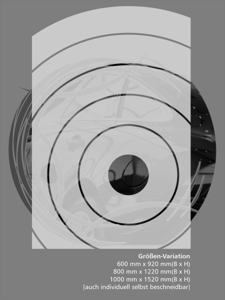 Glasdekorfolie "lense"