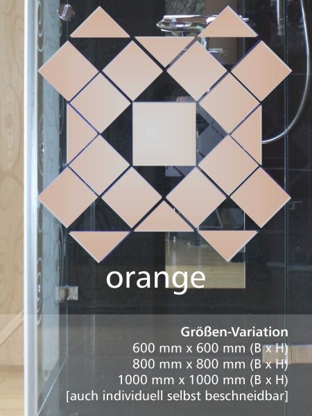 Glasdekorfolie "quad"