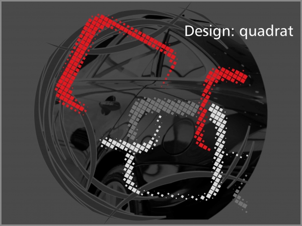 Dekor "quadcube"