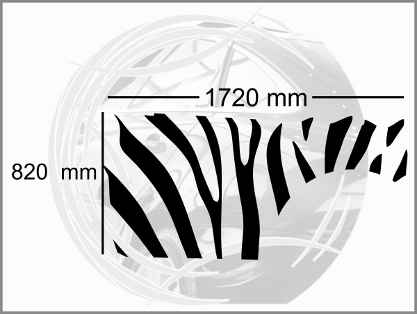 "Zebra"-Design für Mitsubishi L200